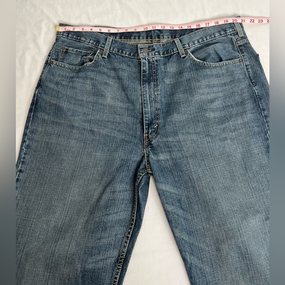Levis 550 Jeans Men 44x30 Blue Denim Relaxed Fit Cotton Straight  Legs - Picture 3 of 10
